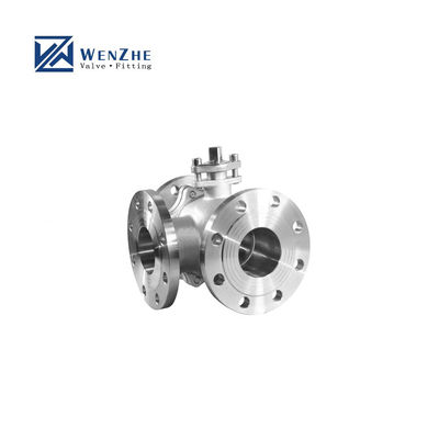 Standard Stainless Steel Ss 304 316 Flange Ball Valve Valved Design Long Service Life