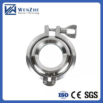 Hexagon/Round Head Code Wenzhe Tri-clamp Stainless Steel 304 Single Pin Heavy Duty Tri Clamp