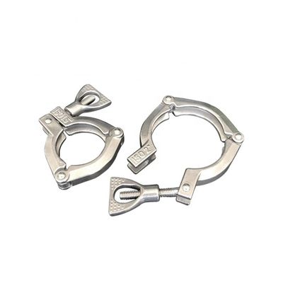 304 Stainless Steel Single Pin Heavy Duty Tri Clamp with Female Thread from Wenzhe