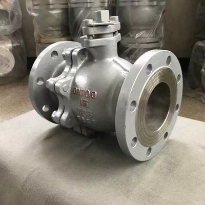 PN20 PN50 Stainless Steel 304 316 CF8 CF8M Flange End Ball Valve for Chemical Industry