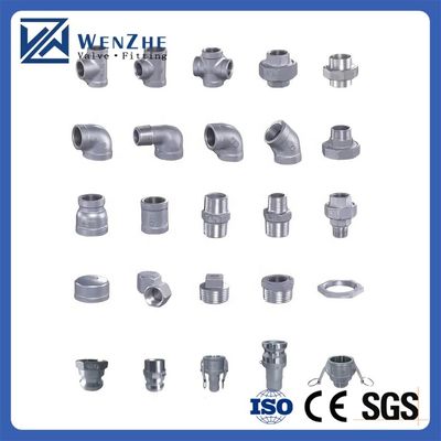 Stainless Steel 304 NPT Female Threaded Cast Pipe Fitting with Hexagon/Round Head Code