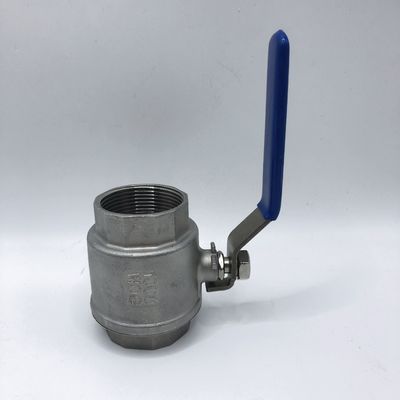 Industrial Stainless Steel Float Ball Valve Manual Operation Body Material SS201/SS304
