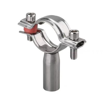 WZ Sanitary SS 304 316 Single Pin Clamp Tri Clamp Fittings Pipe Hanger Pipe Holder 1/8"--4