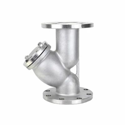 WZ Stainless Steel 304 316 Y-Type Filter Flange Valve for Pipeline Steam Filtration