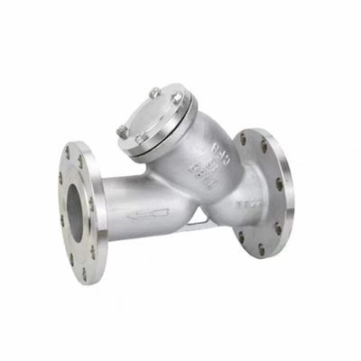 WZ Stainless Steel 304 316 Y-Type Filter Flange Valve for Pipeline Steam Filtration