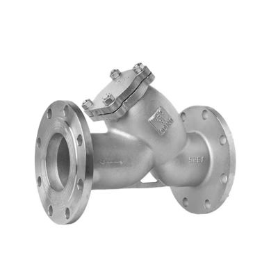 WZ Stainless Steel 304 316 Y-Type Filter Flange Valve for Pipeline Steam Filtration