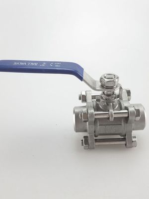 Male Connection Stainless Steel 304 316 Weld 3 Piece Ball Valve for Joining Pipe Lines