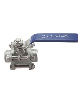 Male Connection Stainless Steel 304 316 Weld 3 Piece Ball Valve for Joining Pipe Lines