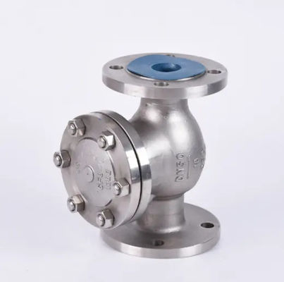 Ductile Iron Foot Check Valve for Quick Fittings Round Head Code Female Thread Flapper