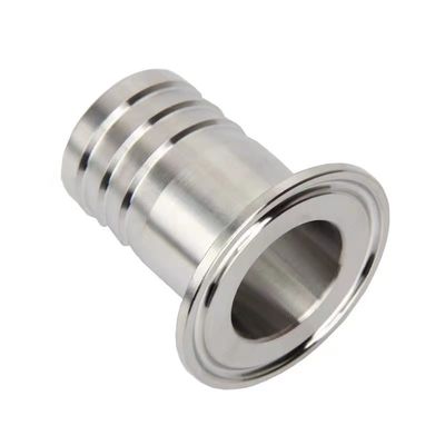 Silver WZ Hydraulic 304 316 Stainless Steel Quick Hose Connector Ferrule DIN ASME 3A