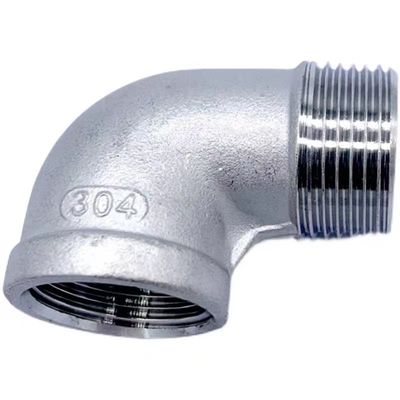 Stainless Steel 301/304/316 90 Degree Street Elbow 1/2" NPT Female x 1/2" NPT Male