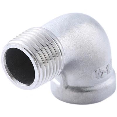 Stainless Steel 301/304/316 90 Degree Street Elbow 1/2" NPT Female x 1/2" NPT Male