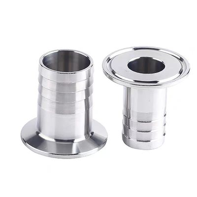Silver WZ Hydraulic 304 316 Stainless Steel Quick Hose Connector Ferrule DIN ASME 3A