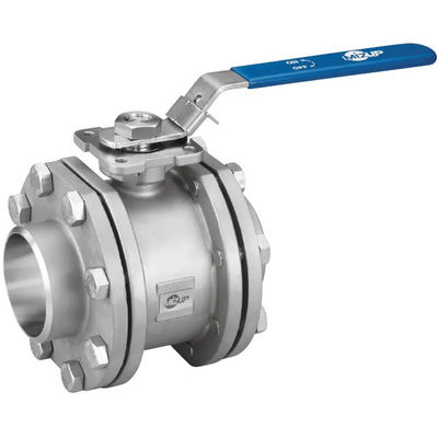Customized Support ODM 2-Piece Stainless Steel Ball Valve for Flanged ANSI Class 150