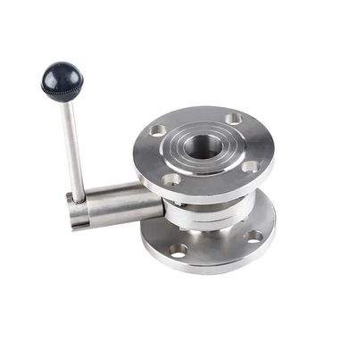 Stainless Steel Sanitary 304 316 DN150 Butterfly Valve 3A DIN