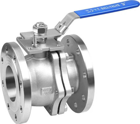 Customized Support ODM 2-Piece Stainless Steel Ball Valve for Flanged ANSI Class 150