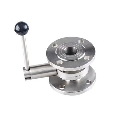 Stainless Steel Sanitary 304 316 DN150 Butterfly Valve 3A DIN