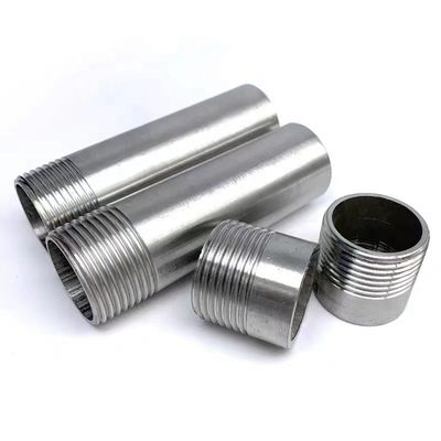 1''-8'' Stainless Steel Pipe Fittings NPT Male Threaded 2" Length Nipple Cast Pipe