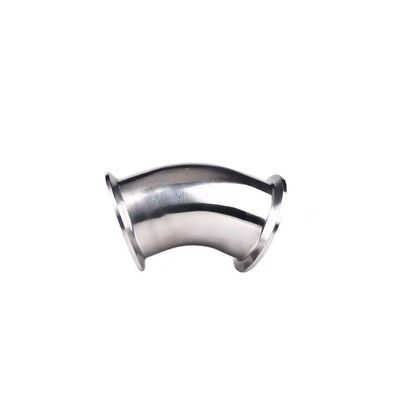 Sanitary 90 Degree 45 Degree 2" Tri Clamp Elbow Casting SS304 316L Food Grade TC Clamped