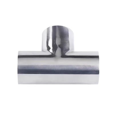 SS304 CF8 Stainless Steel Welded Polishing Sanitary Pipe Fitting 3 Way Tees ISO DIN