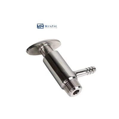 Hygienic Stainless Steel 304 316 Sampling Valve For Food Grade Contamination Prevention