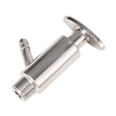 Hygienic Stainless Steel 304 316 Sampling Valve For Food Grade Contamination Prevention
