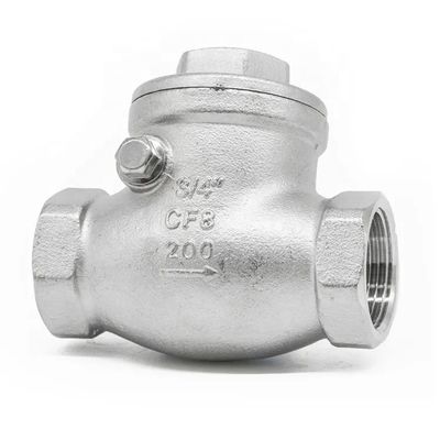 Cylindrical Head Code 316 Stainless Steel 201 304 Check Valve Npt Bsp Thread Spring Load
