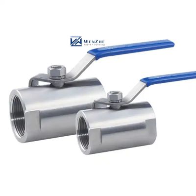 NPT BSPT Thread Semi-Steel Round Bar Stock Ball Valve in Stainless Steel 201 304 316