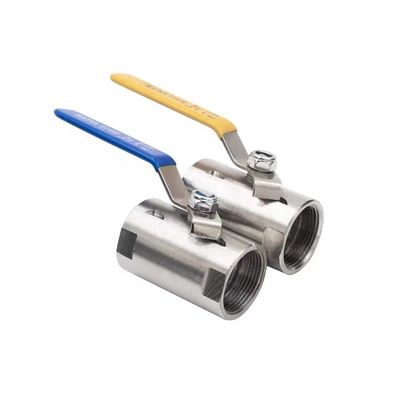 NPT BSPT Thread Semi-Steel Round Bar Stock Ball Valve in Stainless Steel 201 304 316