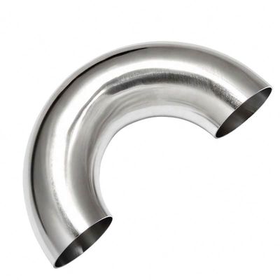 Mirror Surface 180 Degree Pipe Elbow for Beer Production in Sanitary Stainless Steel
