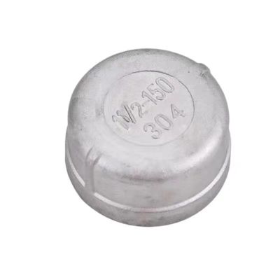 Stainless Steel Pipe Cap 3/4" NPT Female Pipe Plug Socket Fitting for Equal Connection