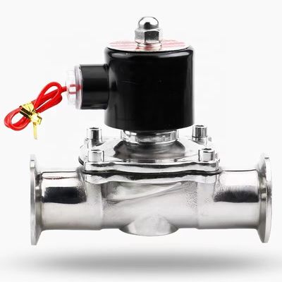 Standard Stainless Steel 304 316L Normal Close Electric Diaphragm Type Solenoid Valve