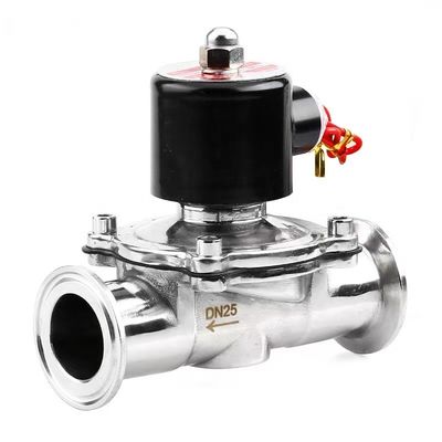Standard Stainless Steel 304 316L Normal Close Electric Diaphragm Type Solenoid Valve
