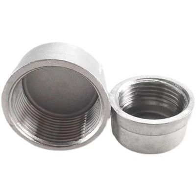 Stainless Steel Pipe Cap 3/4" NPT Female Pipe Plug Socket Fitting for Equal Connection