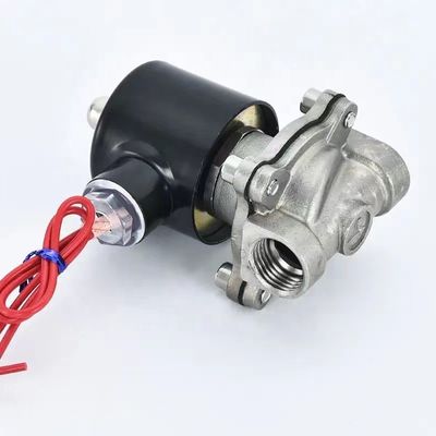 Standard Stainless Steel 304 316L Normal Close Electric Diaphragm Type Solenoid Valve