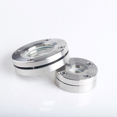 Sanitary Stainless Steel 304 316L Flanged Tube Fitting Sight Glass for Tank and Vessel
