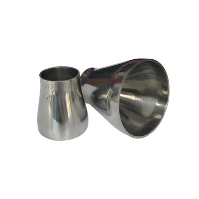 Sanitary Stainless Steel 304 316L Tri Clamp Pipe Fitting Long Short Pipe Weld Eccentric Reducer