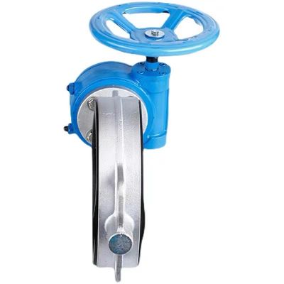 Stainless steel 316 WZ Worm wheel wafer butterfly valve with equal size and performance