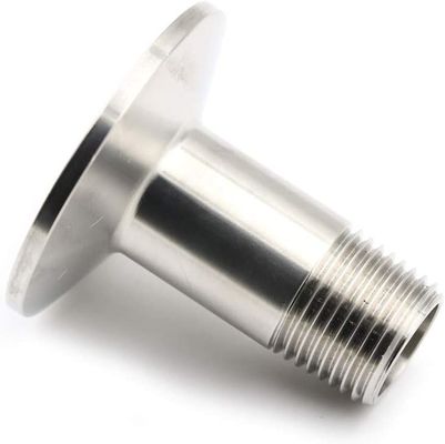 Sanitary Female Threaded Equal Pipe Fitting to 2 INCH OD 64mm Ferrule for Industrial