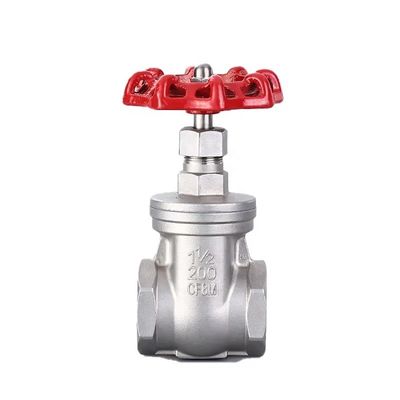 201 304 316 Stainless Steel Hard Sealed Gate Valve for Internal Threaded Water Pipe