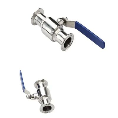 Steel Sanitary Valve Quick Card Ball Valve for DIN 3A Stainless Steel 304 316