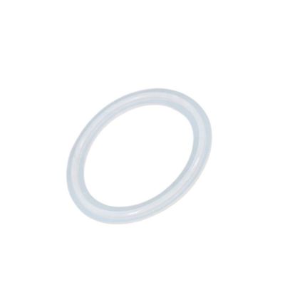 Food Grade White Tri Clamp Pipe Sanitary Silicone PTFE Gasket with EPDM Rubber Ferrule
