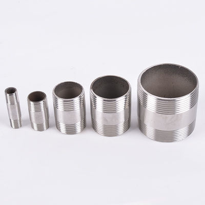 Stainless Steel 1''-8'' Male to Female Thread Coupler 80mm Length Hexagon/Round Head