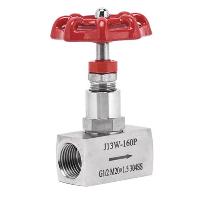High Pressure 1/2" DN15 J13W-160P Forged Stainless Steel 304 316 316L Needle Valve