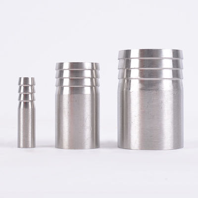Stainless Steel 1''-8'' Male to Female Thread Coupler 80mm Length Hexagon/Round Head