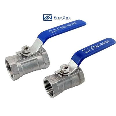 Industrial Stainless Steel 1PC Water Valve with Float Ball and DN8-DN100 Port Size