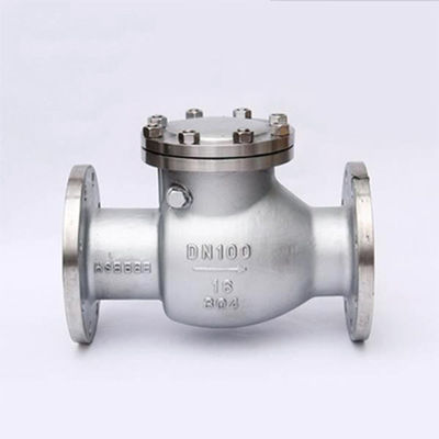 Stainless Steel 304 DN40 Flanged Check Valve with Lift Design and ISO9001 Certificate