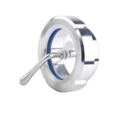 10bar Sanitary Stainless Steel 304/316L Welded Tube Union Sight Glass with Wiper