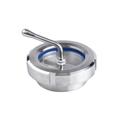 10bar Sanitary Stainless Steel 304/316L Welded Tube Union Sight Glass with Wiper