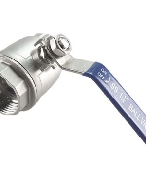Seamless Round Head Code Stainless Steel 201 Iron Ball Female Threaded Ball Valve DN8